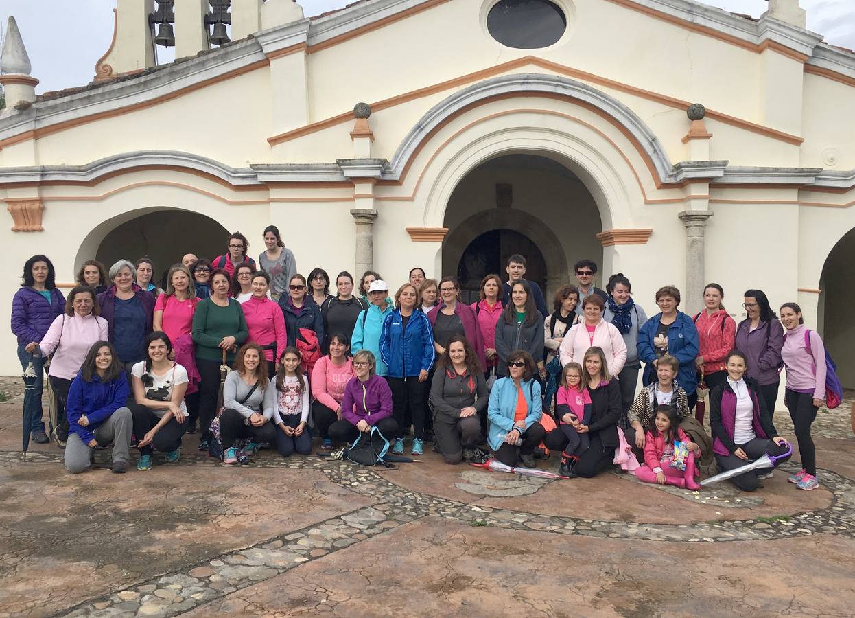Participantes en la ruta