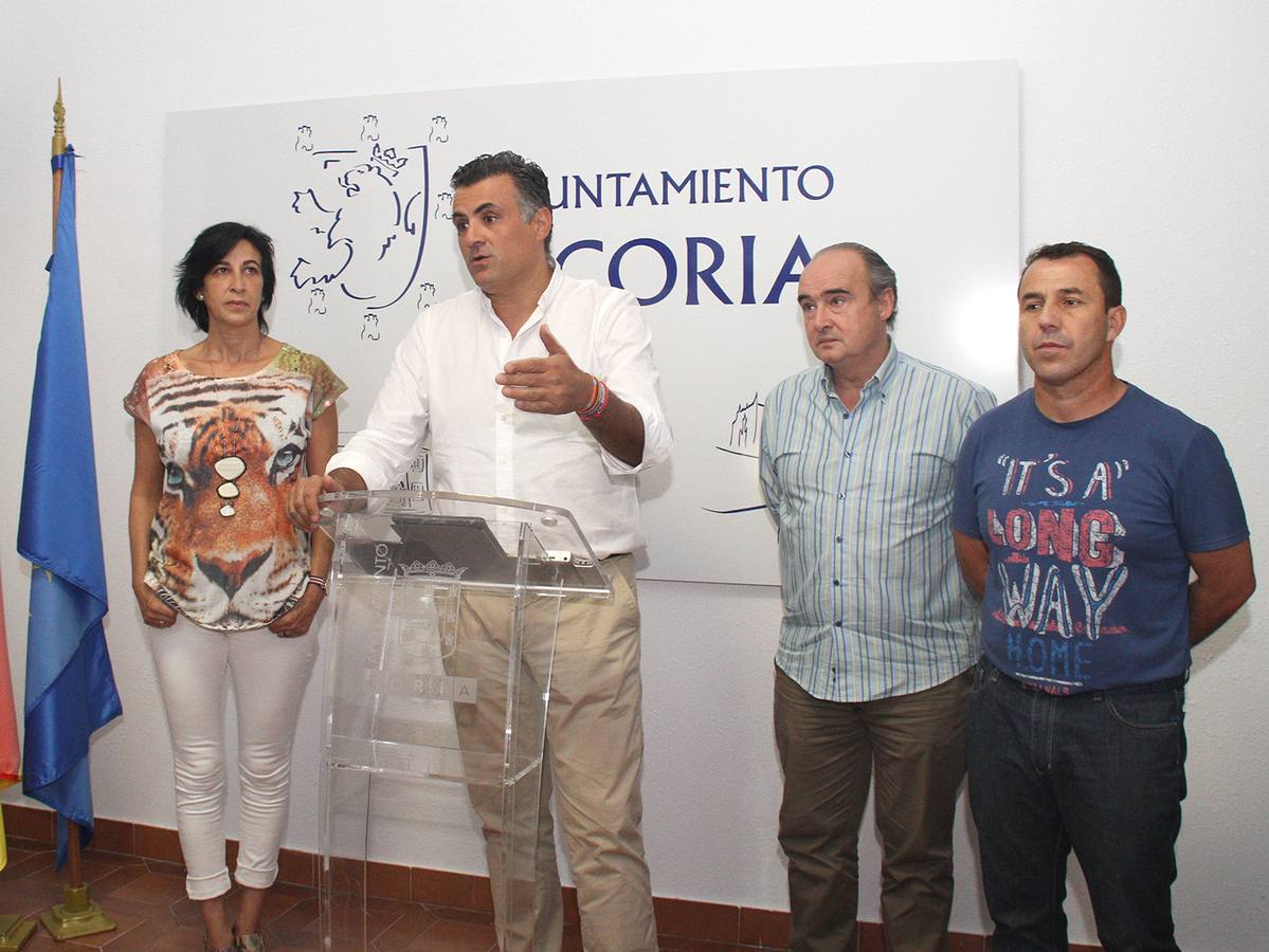Alcalde de Coria y equipo de gobierno