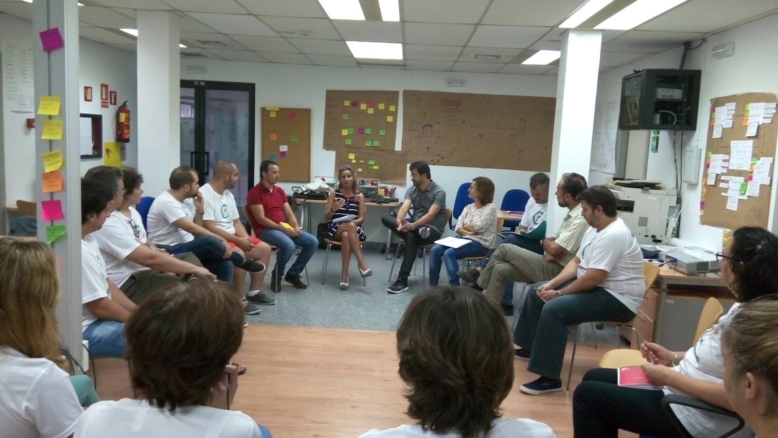 Participantes en el taller
