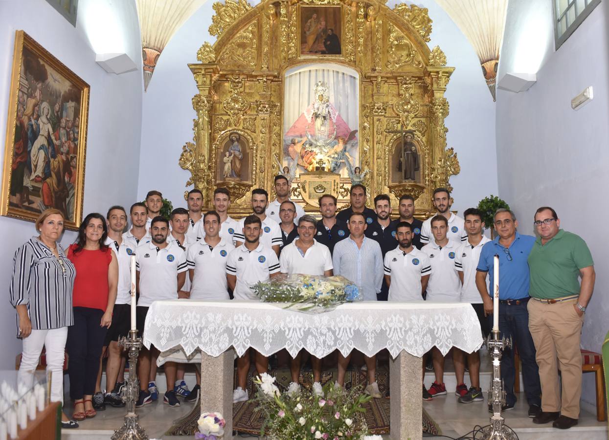El Coria rinde honores a su patrona