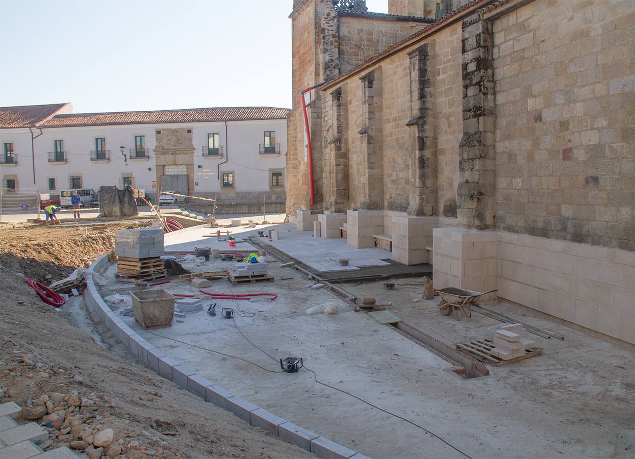 Obras en la Catedral en la primera fase