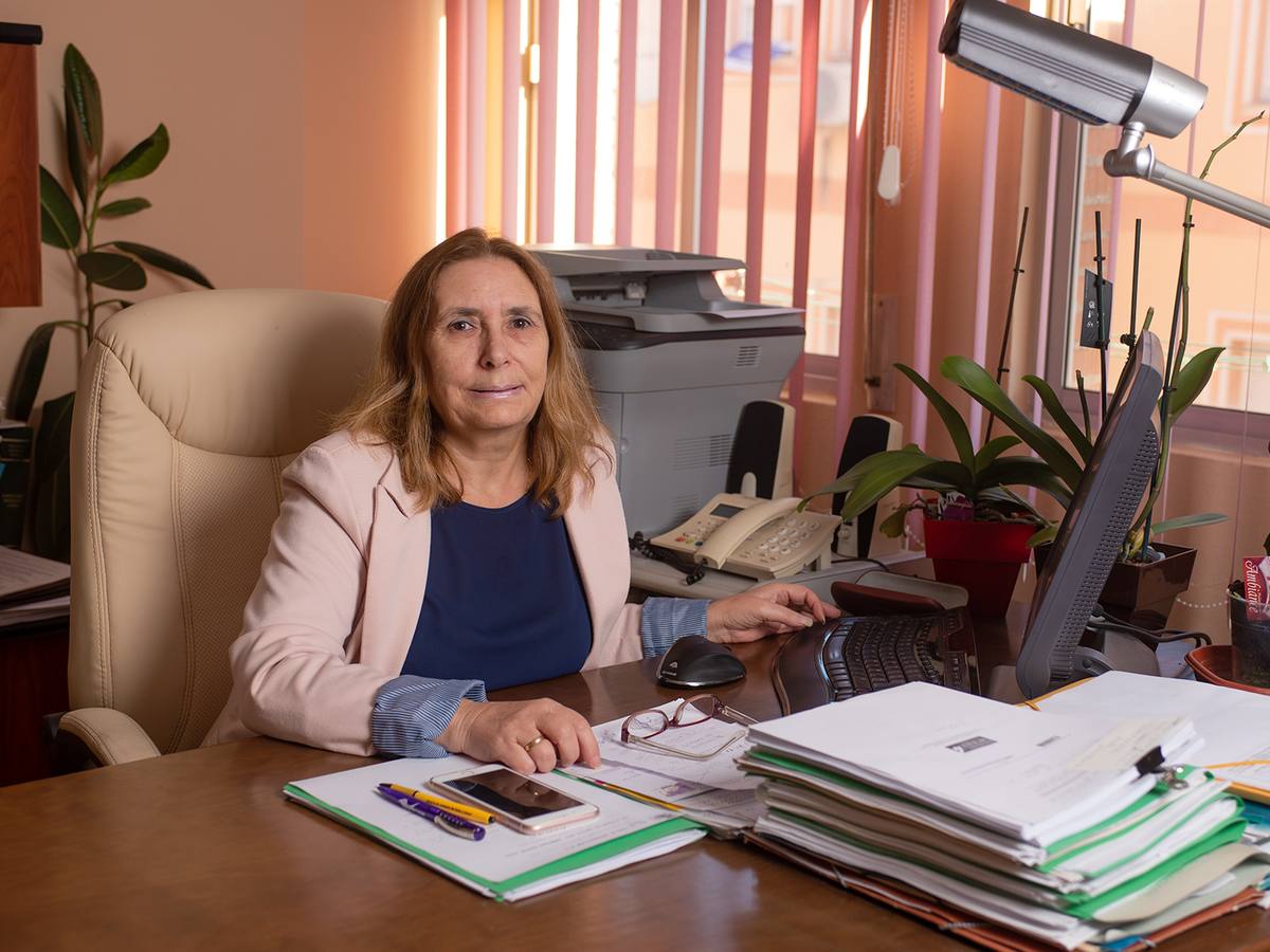Felisa Sánchez Arias, en su despacho