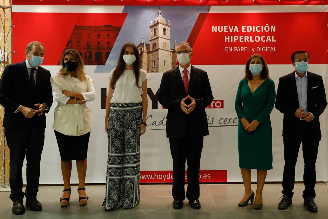 Álvaro Rodríguez, D. Benegas, Estrella Domeque, José Luis Quintana, Manuela Martín y Miguel A. Gallardo