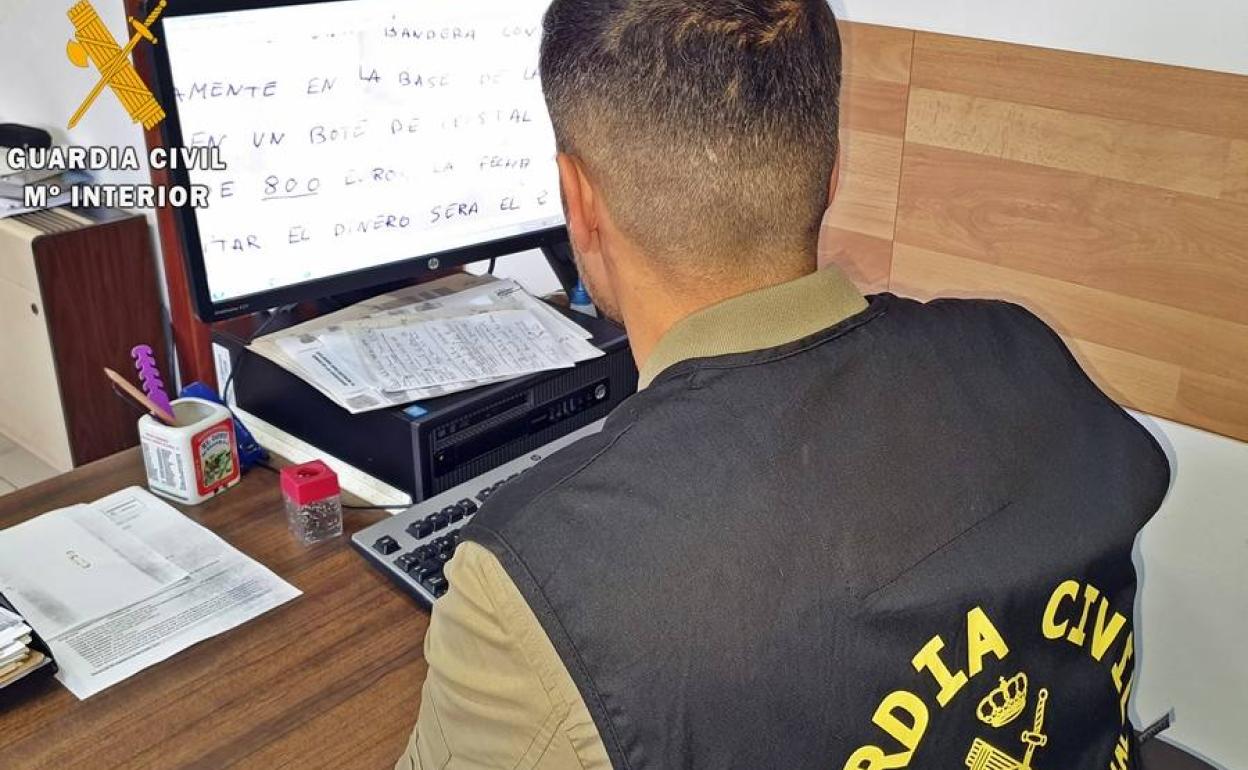 Análisis de la carta manuscrita enviada a uno de los agricultores. 