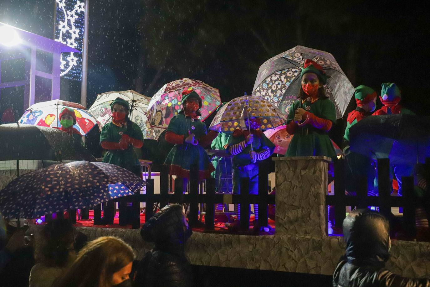 Carroza ampa colegio Francisco Valdés.