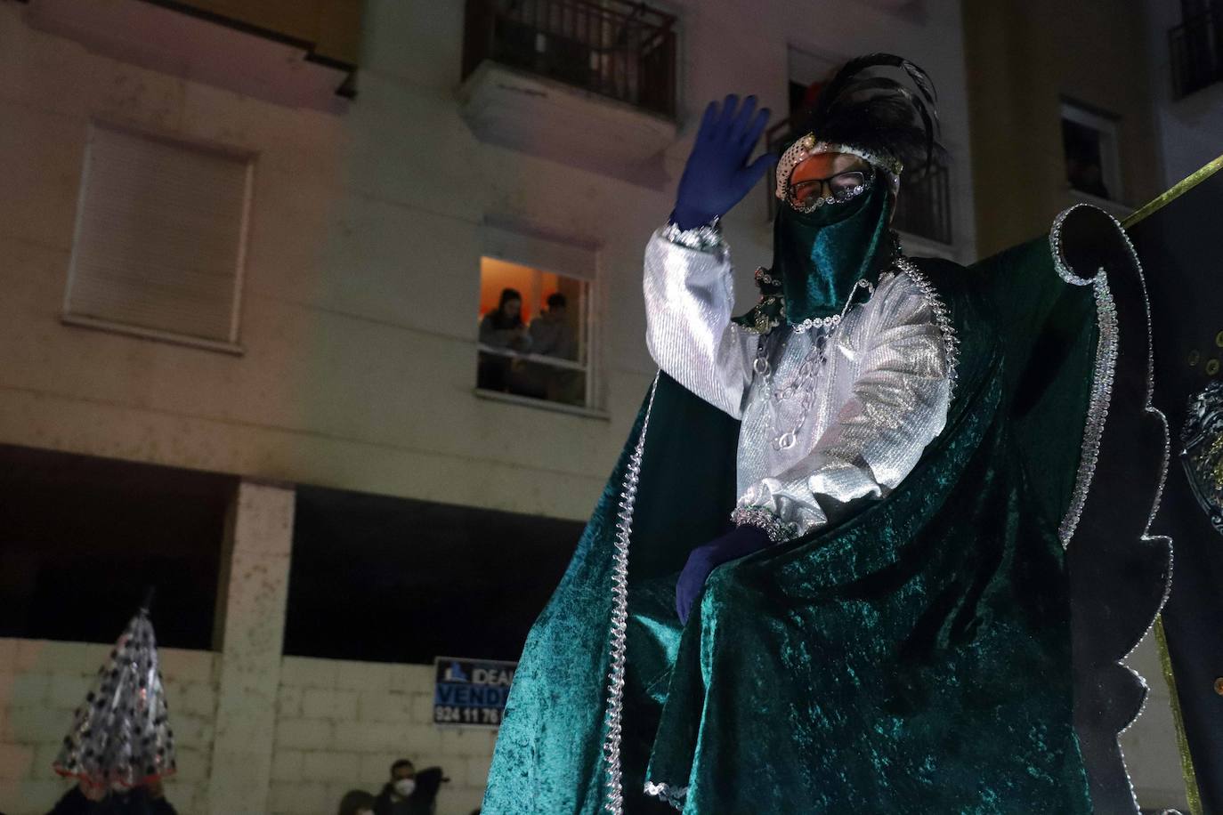 El Heraldo Real también participó en la cabalgata.