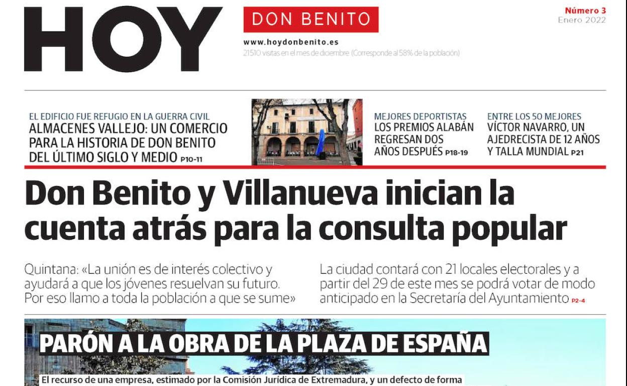 El Hiperlocal HOY Don Benito ya tiene en la calle su tercer número