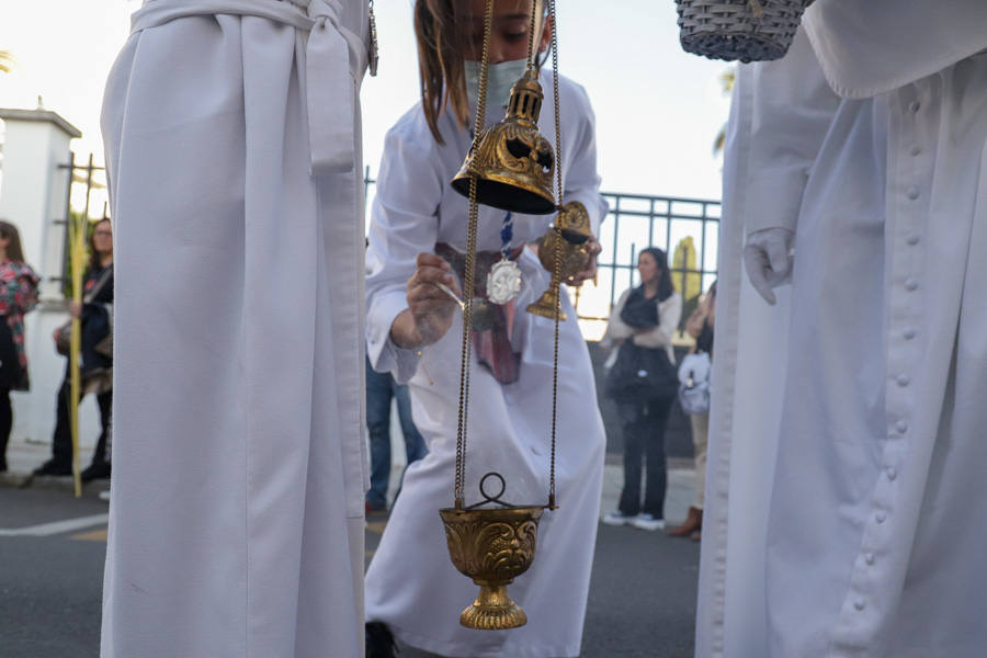 La Borriquita regresó a las calles el Domingo de Ramos.
