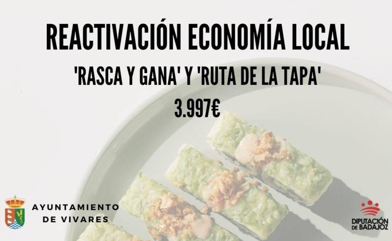 El Ayuntamiento de Vivares destinará casi 4.000 euros a la reactivación de la economía local
