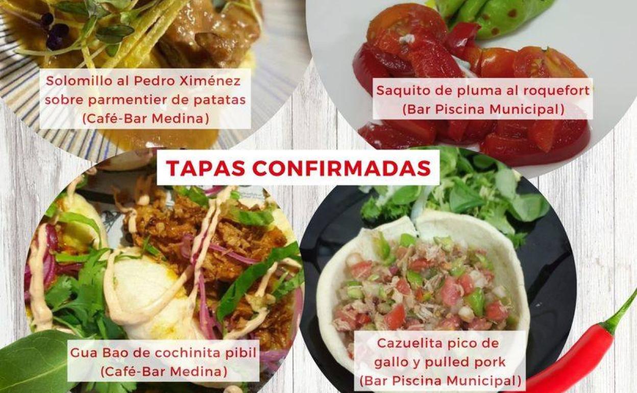 La Ruta de la Tapa de Vivares ofrece mañana cuatro platos
