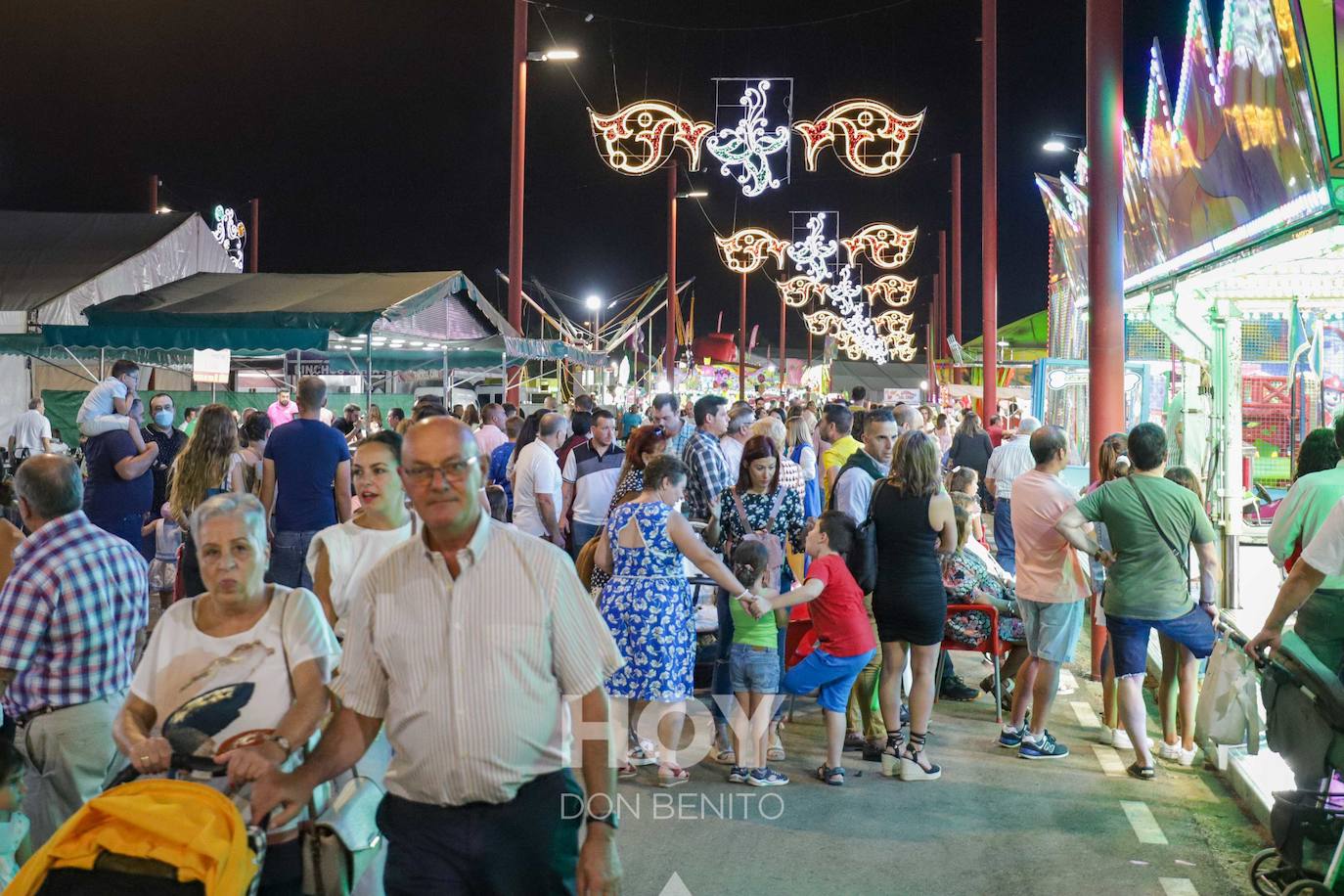 Primeros días de feria en Don Benito.