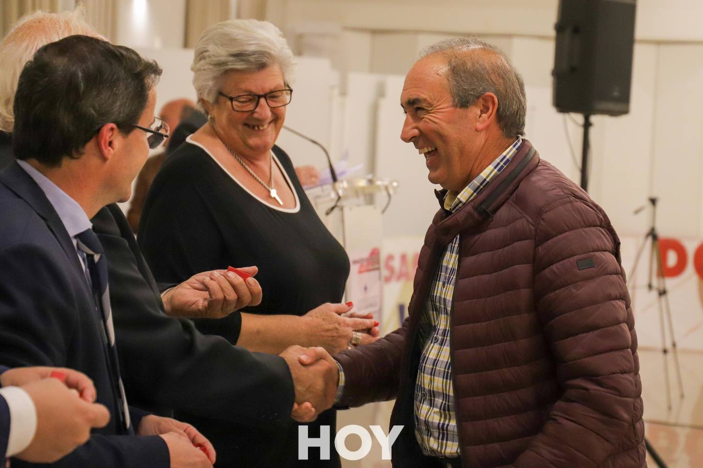 Los protagonistas fueron los donantes de sangre que recibieron distinciones por sus numerosas aportaciones.