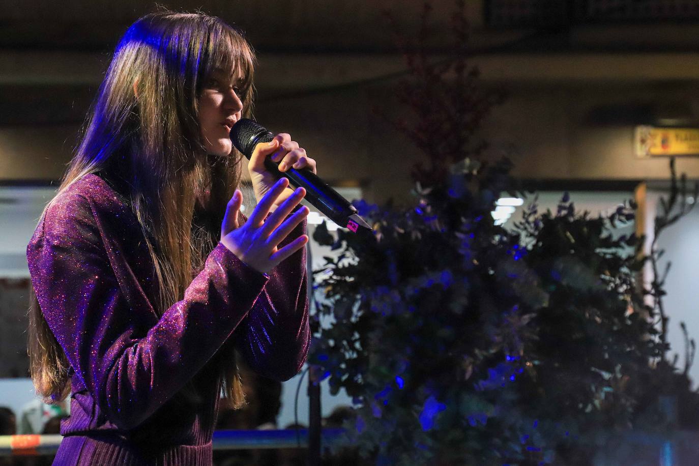 Carlos Sobera enciende la Navidad en Don Benito. 