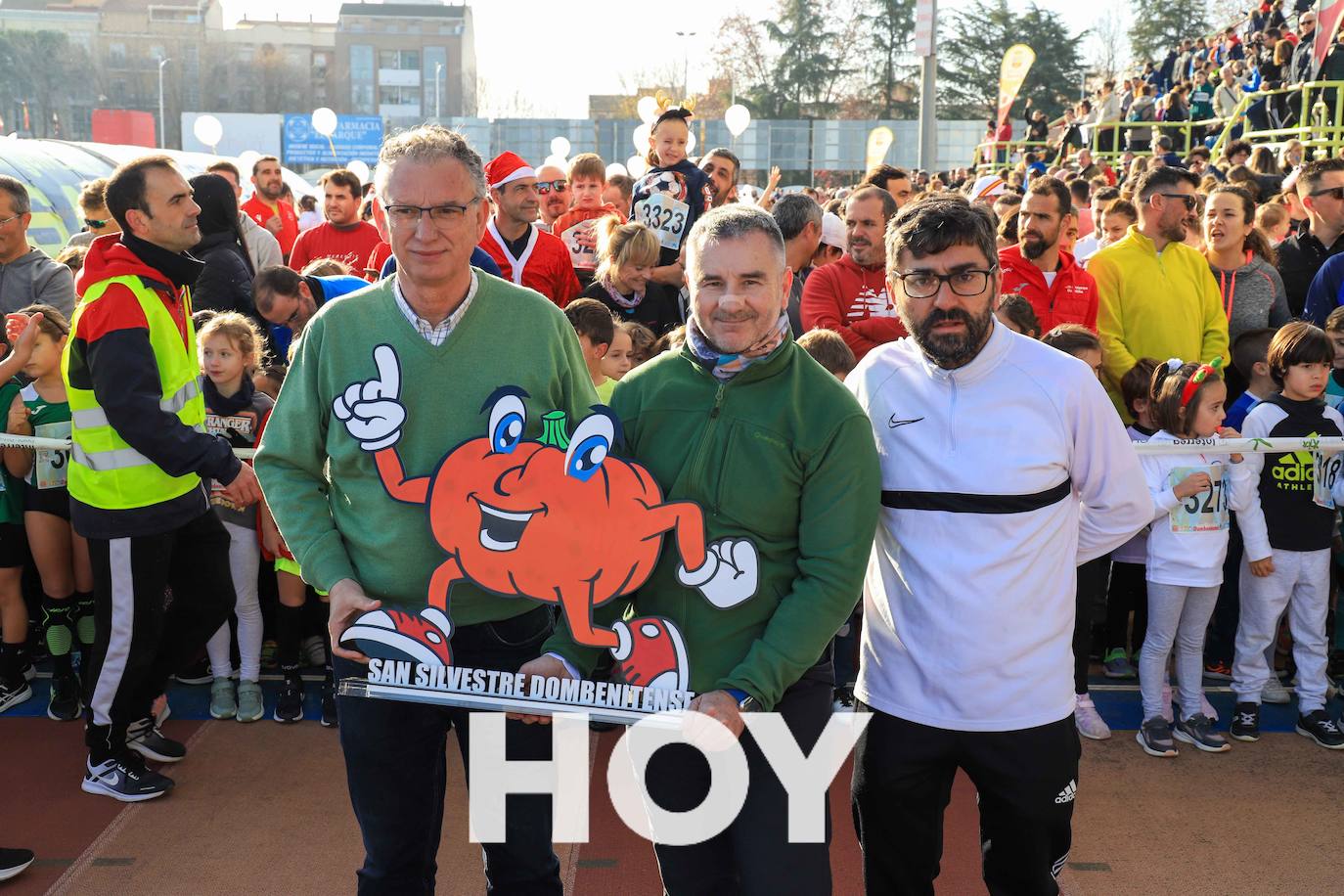 En la prueba no faltaron disfraces y diversión. 