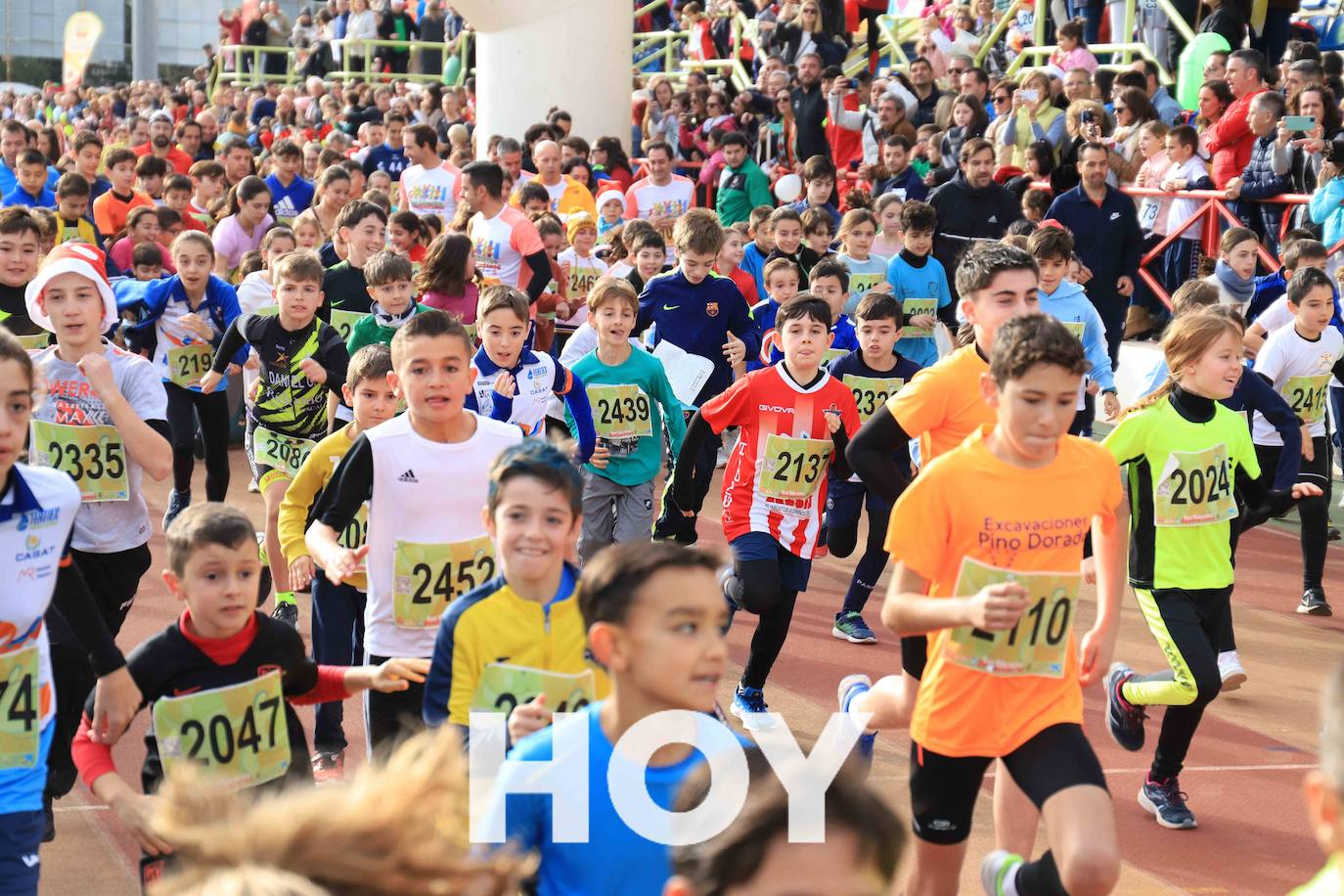 En la prueba no faltaron disfraces y diversión. 