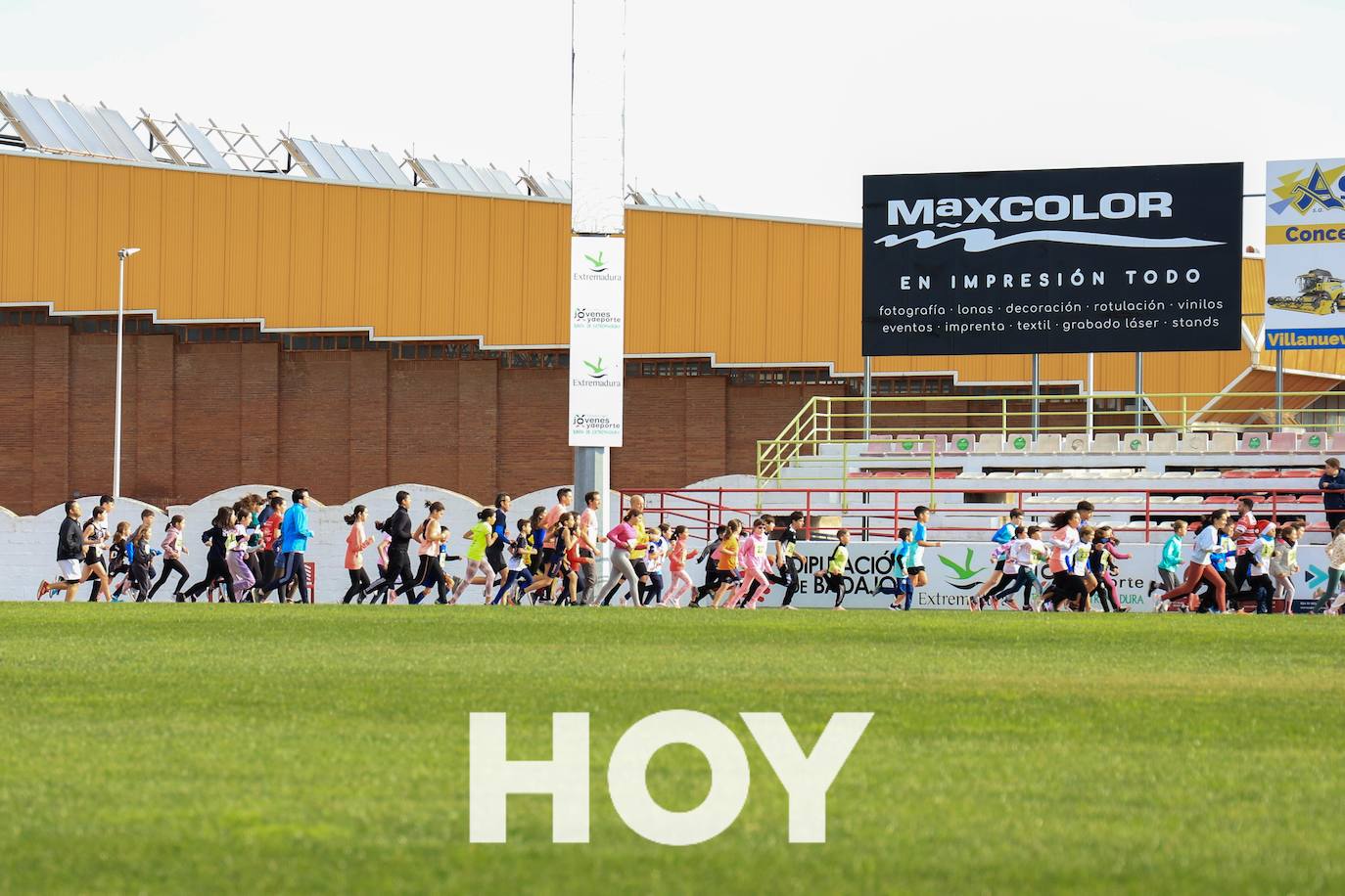 En la prueba no faltaron disfraces y diversión. 