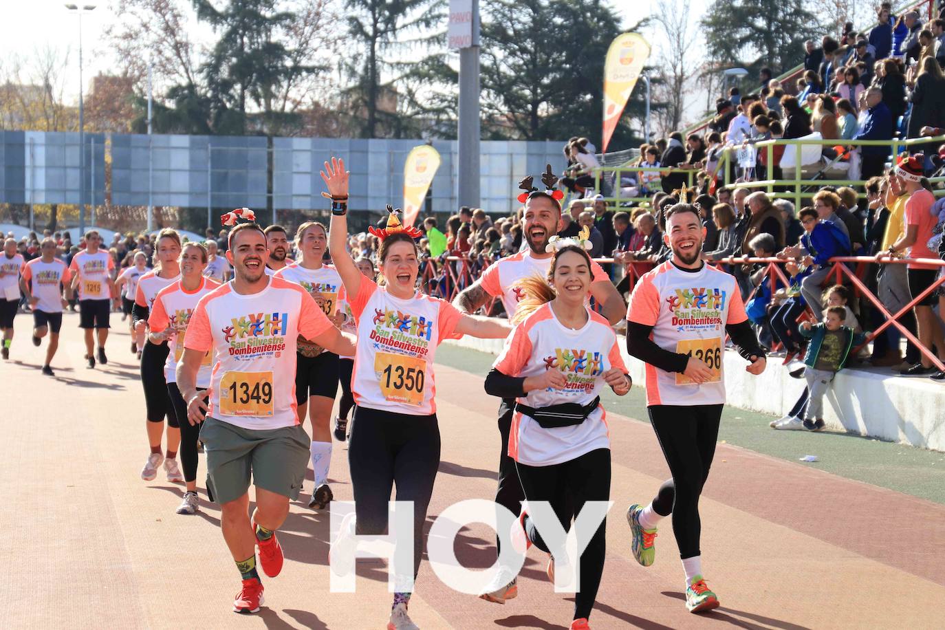 En la prueba no faltaron disfraces y diversión. 