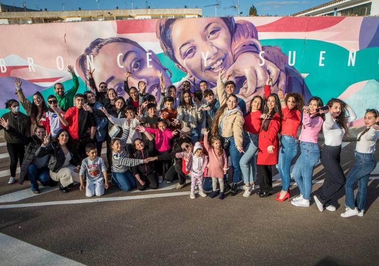 Imagen principal - Fotografías de la sesión realizada en Don Benito. Ana Palma