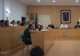 Momento del pleno extraordinario.