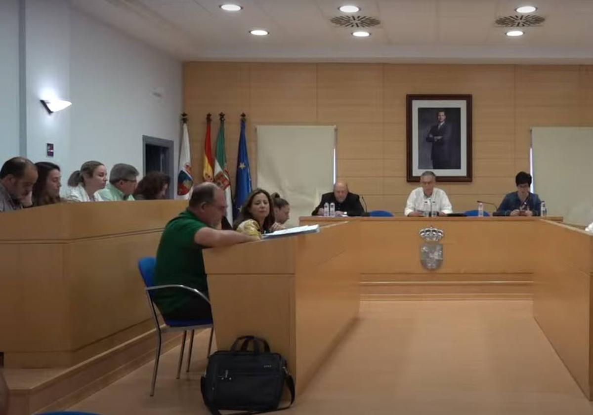 Momento del pleno extraordinario.