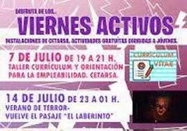 Achikitú retoma sus actividades de los 'Viernes activos'