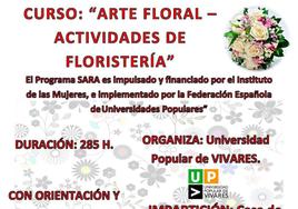 Vivares contará con un curso de arte floral
