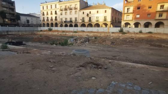 Las obras de la plaza de España no se retomarán hasta 2024