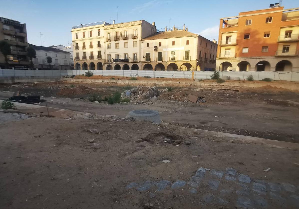 Las obras de la plaza de España no se retomarán hasta 2024