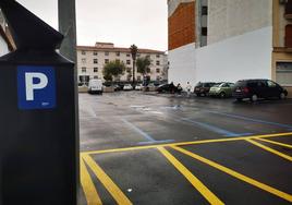 Aparcamiento abierto recientemente en Alonso Martín.