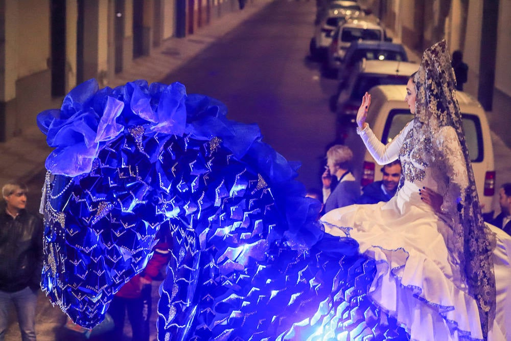  Un total de 21 carrozas formaron la cabalgata en Don Benito. 