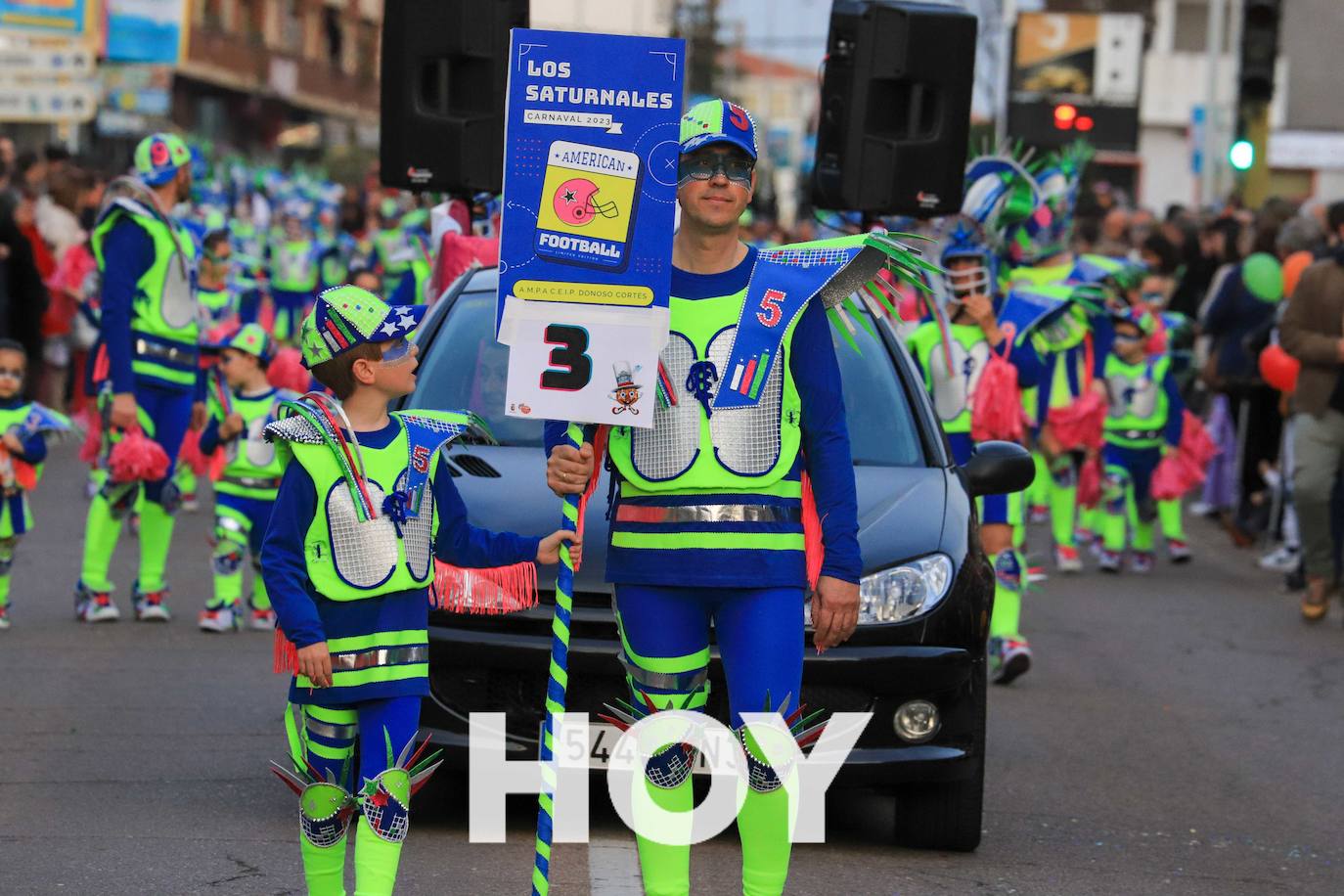 El desfile de este sábado contó con quince agrupaciones con un alto nivel. 