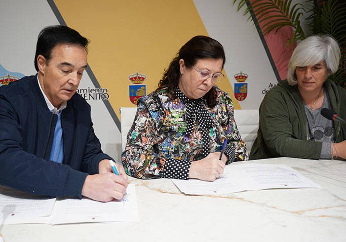 Firma del convenio.