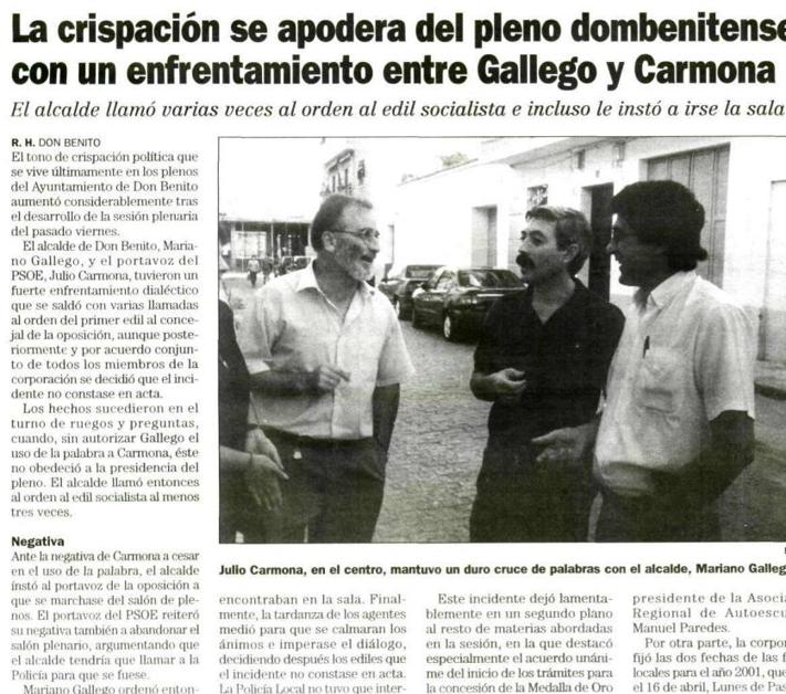 Imagen secundaria 2 - La hemeroteca recoge ausencias, abandonos y conflictos de los plenos en los últimos años