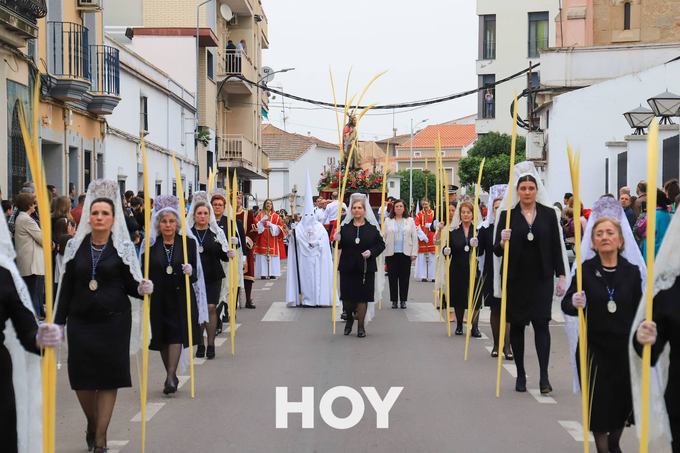 La Borriquita recorrió las calles de Don Benito en el Domingo de Ramos