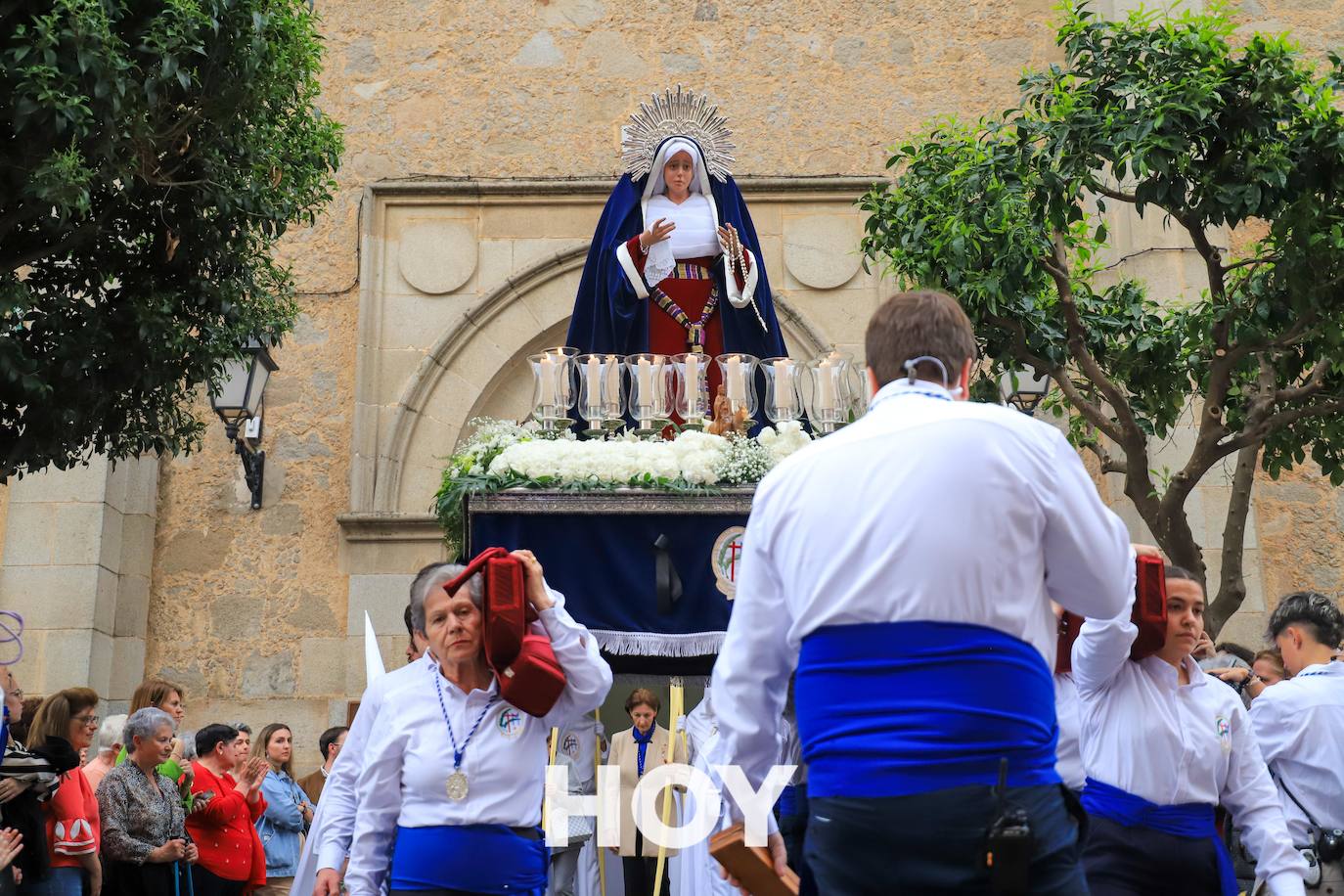 La Borriquita recorrió las calles de Don Benito en el Domingo de Ramos