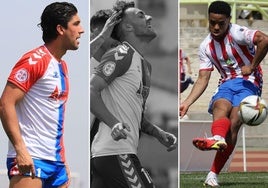 Borja Domingo, Luismi Bueno y Raly Cabral.