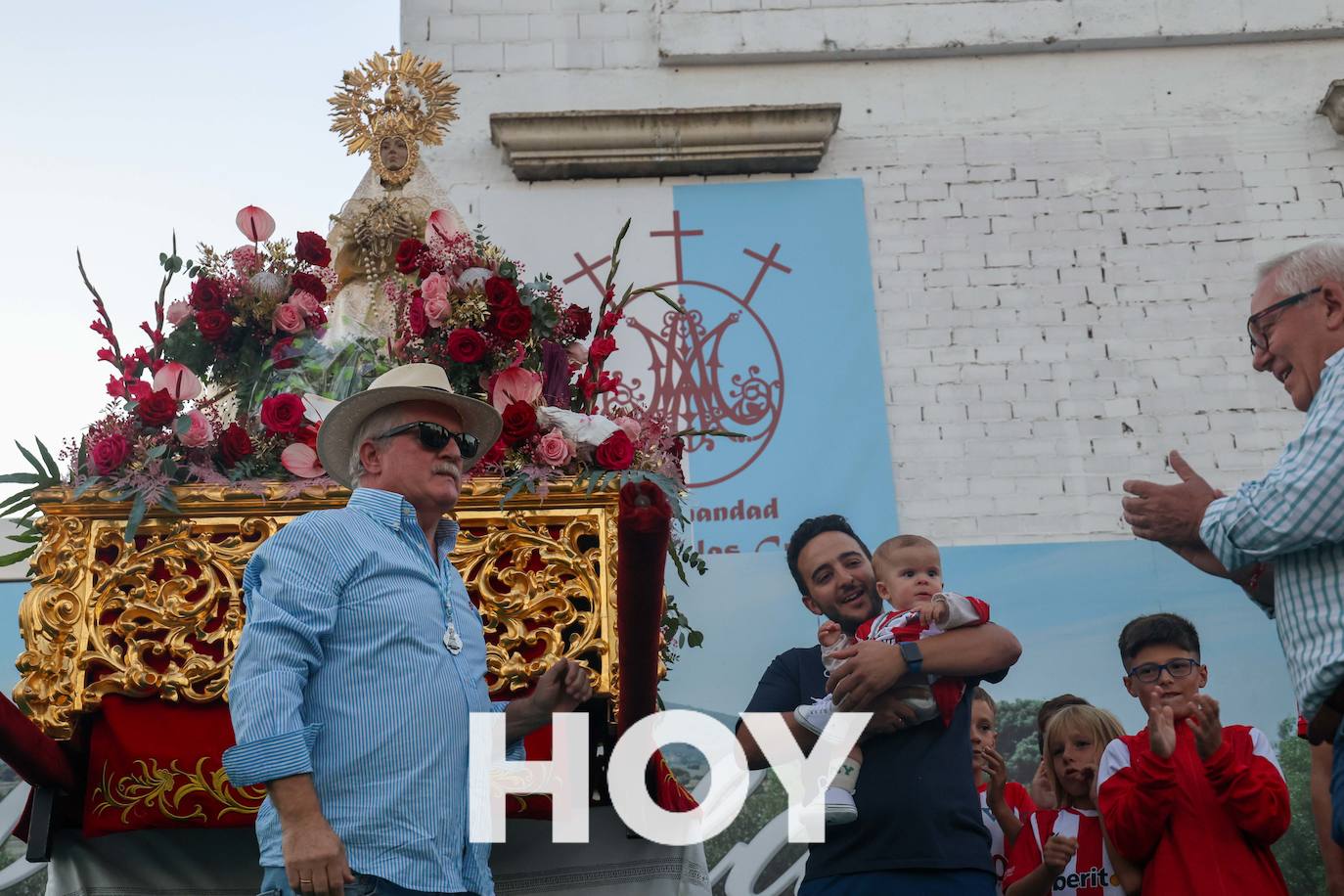 La Virgen de las Cruces ya está en Don Benito para La Velá