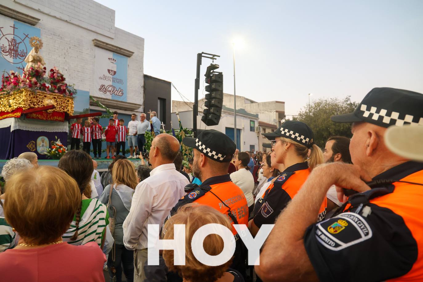 La Virgen de las Cruces ya está en Don Benito para La Velá