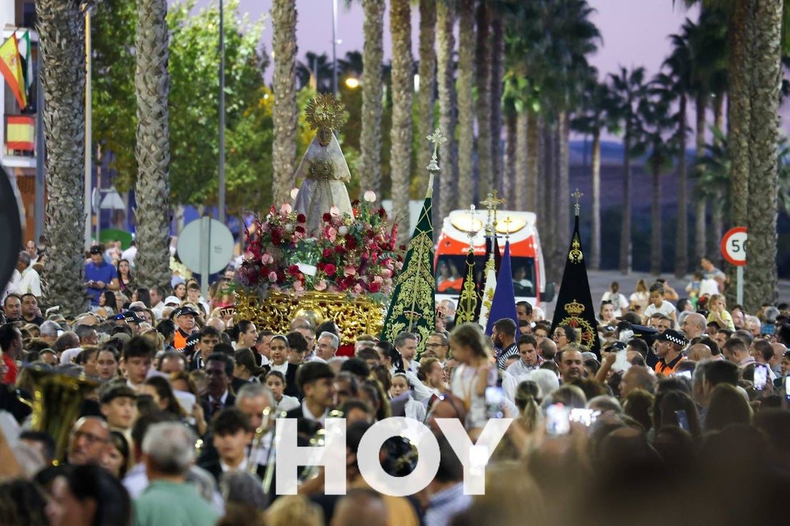 La Virgen de las Cruces ya está en Don Benito para La Velá
