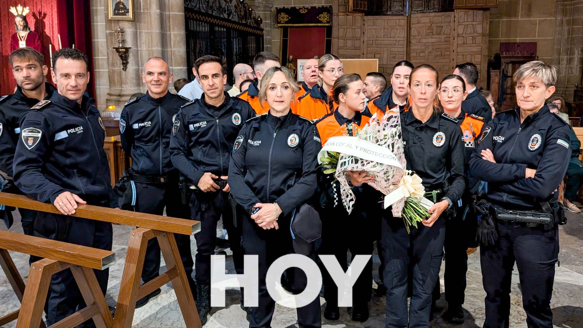Ofrenda floral y despedida a la Virgen de las Cruces