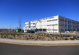 Últimos trabajos realizados esta semana en el nuevo centro sanitario.