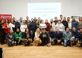 Usuarios de Plena Inclusión concluyen sus prácticas en empresas locales