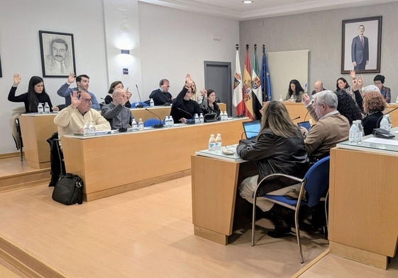 Pleno del pasado jueves.