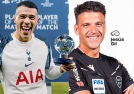 Acento de Don Benito en el Frankfurt - Tottenham de Champions League