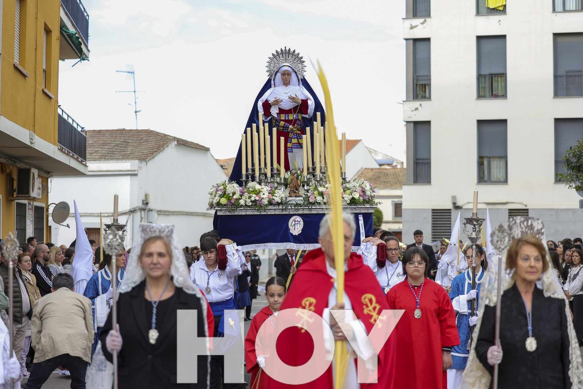 Imágenes del Domingo de Ramos y el Lunes Santo en Don Benito