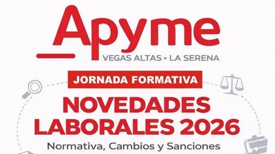 Apyme ofrece el día 29 una jornada sobre novedades laborales para 2026