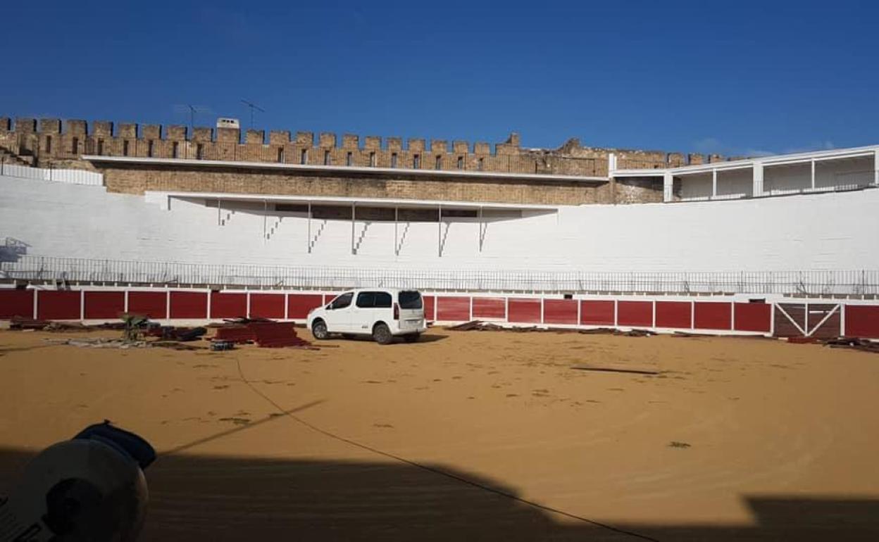 Arreglos en la plaza de toros