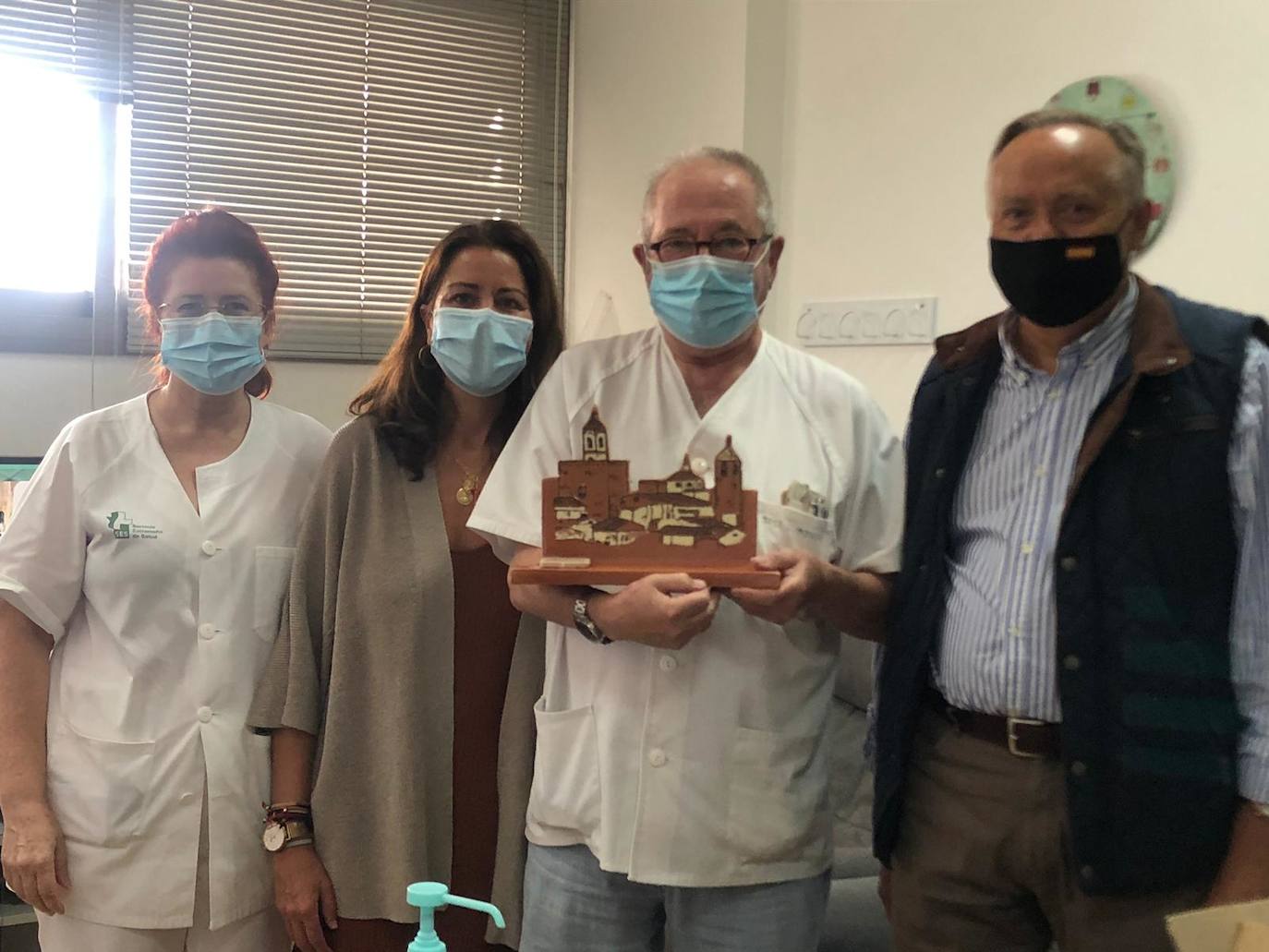 Detalle que el Ayuntamiento quiso tener con el doctor