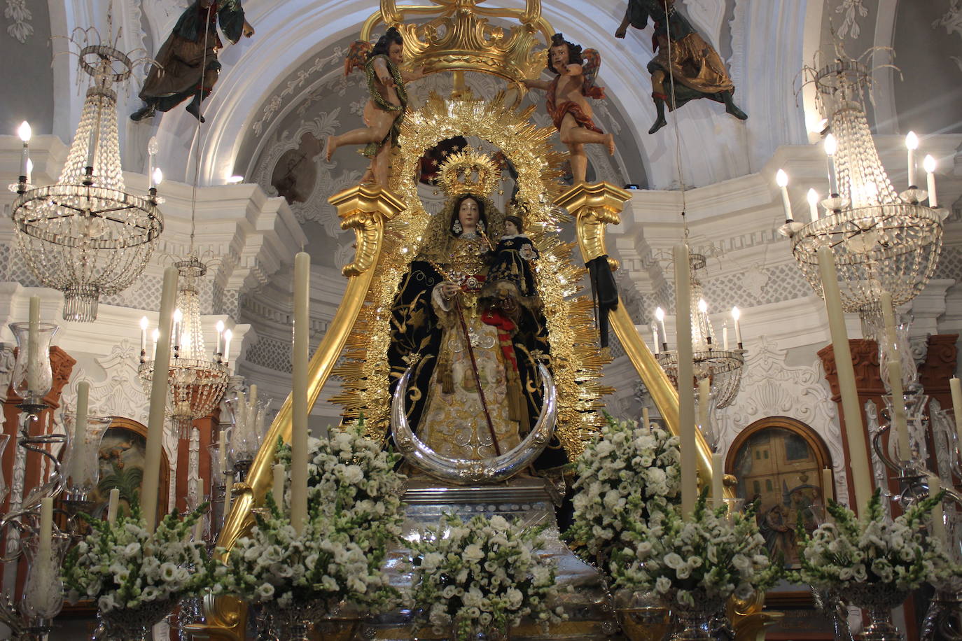 Virgen de los Remedios en su Santuario