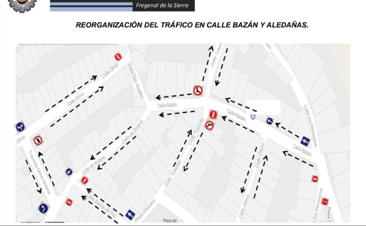 La calle Bazán y sus aledañas se reorganizarán al tráfico